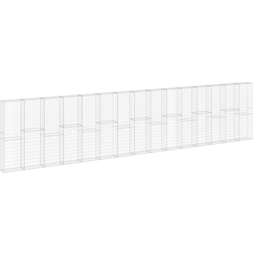  Gabionski zid s poklopcima od pocinčanog čelika 900x30x200 cm Slike