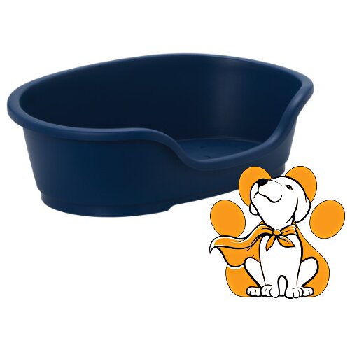 Moderna domus Blue Berry 40cm, Plastična Ležaljka Za Pse i Mačke, Plava Cene