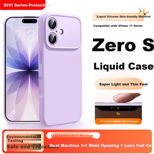  Divi Maska za mobilni telefon iPhone 17, Ljubičasta Cene