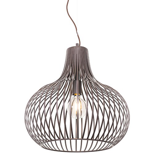QAZQA Moderna viseča svetilka rjava 48 cm - Sapphira Cene