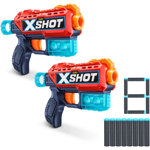 X SHOT pu&amp;scaron;ka sa spužvastim mecima - Kickback (redizajn) 2 kom Slike