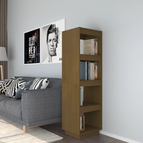 vidaXL Ormarić za knjige / pregrada boja meda 40x35x135 cm od borovine Cijene