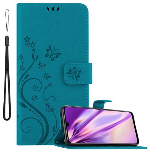  Honor 10i/20i/20 LITE/Huawei Enjoy 9S rožnato zlata - ovitek v cvetličnem dizajnu z magnetnim zapiranjem, stoječo funkcijo in režami z, (20565206) Cene