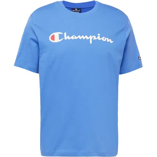 Champion Authentic Athletic Apparel Majica azur / svetlo rdeča / bela