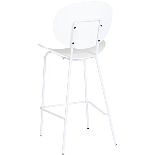  Stolček DKD Home Decor Črna Kovina Bela polipropilen (52,5 x 49 x 104 cm) Slike
