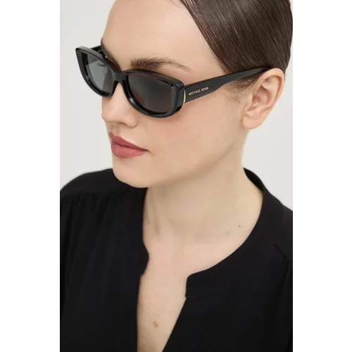 Michael Kors Sončna očala ASHEVILLE ženska, črna barva, 0MK2210U