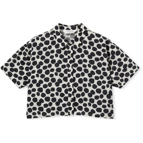 Compania Fantastica Topi &amp;amp; Bluze COMPA&amp;Ntilde;IA FANT&amp;Aacute;STICA Shirt 11019 - Polka Dots Kostanjeva Slike