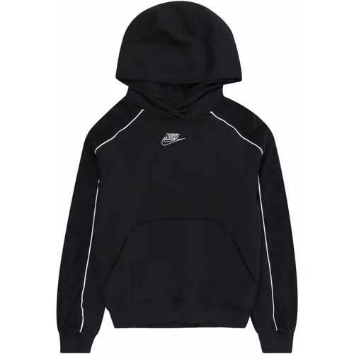 Nike Sportswear Sweater majica 'AMPLIFY' crna / bijela