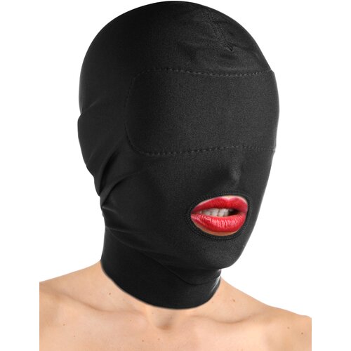 Master Series Disguise Open Mouth Hood With Padded Blindfold Black Cijene