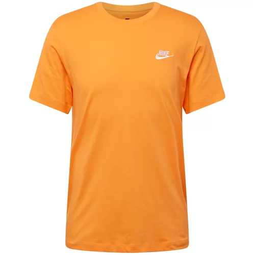 Nike Sportswear Majica 'Club' mandarina / off-bela