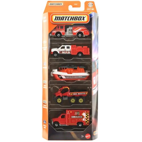 Mattel Matchbox: Rescue set od 5 malih autića u mjerilu 1:64 - Cijene