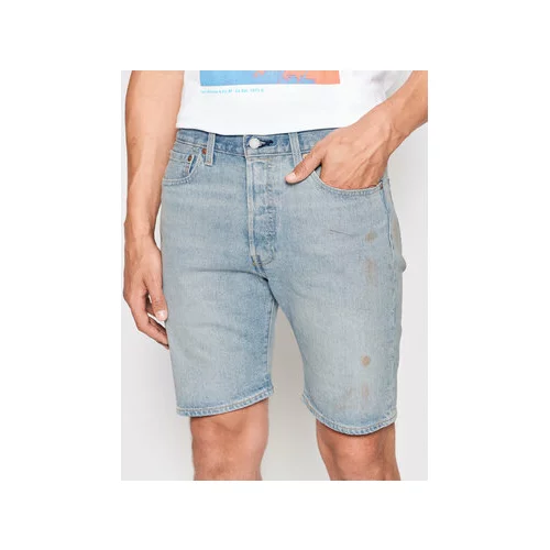 Levi's Jeans kratke hlače 501® Hemmed 36512-0163 Modra Regular Fit