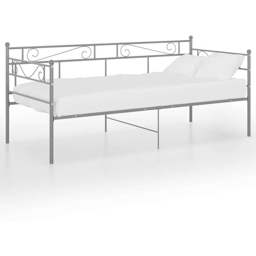  Za krevet na razvlačenje sivi metalni 90 x 200 cm Cene