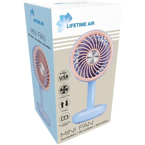 Lifetime USB stoni ventilator sa punjivom baterijom 500 mAh &amp;ndash; 3 brzine Slike