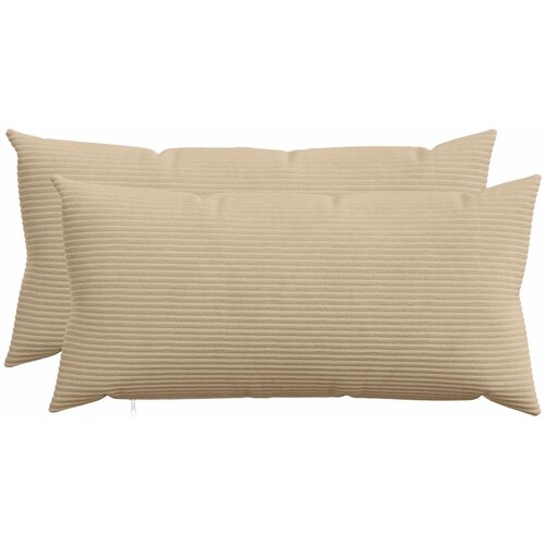  Presvlaka za jastuk 2 pcs HEERLEN Sivosmeđa 40 x 80 cm Kord Cijene