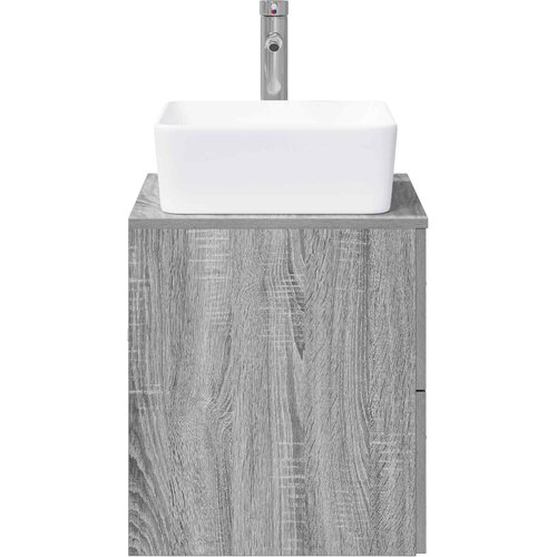  Set namje&amp;scaron;taja za kupaonicu Siva Sonoma Konstruirano drvo 62.5 x 44.5 x 50 cm Slike