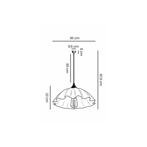 Opviq Luster bela boja MOD0024 Slike