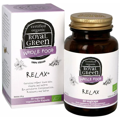 Royal_Green ROYAL GREEN Kompleks za sprostitev, Relax, 60 vegikapsul,