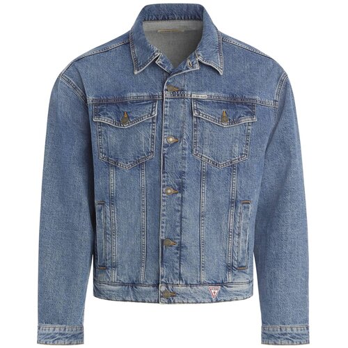 Guess Prehodna jakna moder denim Slike