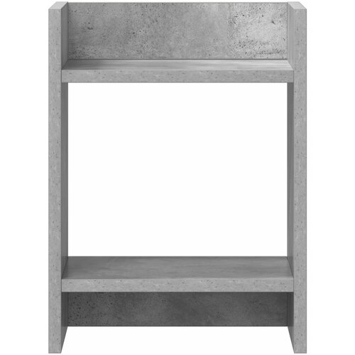 Stalak za biljke s policom 2 pcs Betonsko Siva 30 x 30 x 40 cm Slike