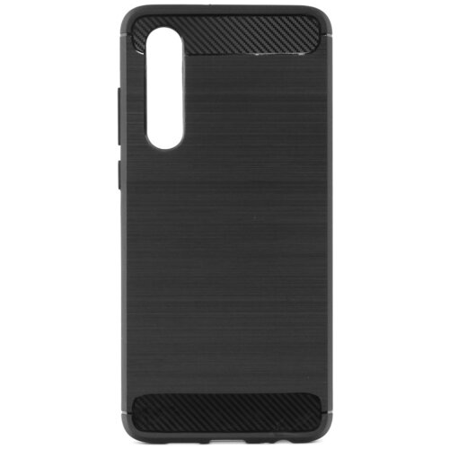  Gumijasti / gel etui Carbon za Huawei P30 - črni Cene