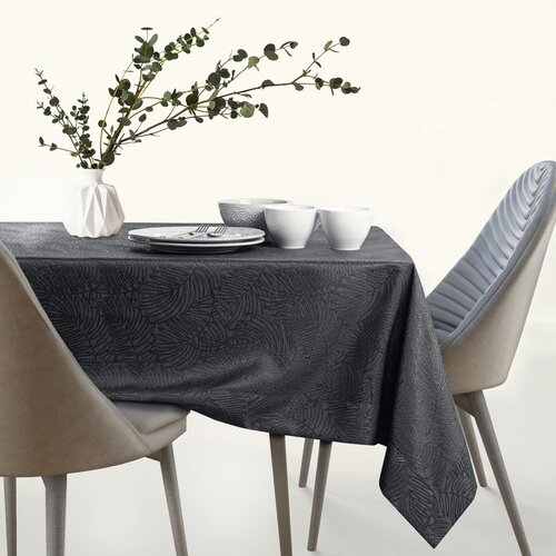 AmeliaHome Traka za stol Gaia s man&amp;scaron;etom 30x80 cm, grafitna Slike