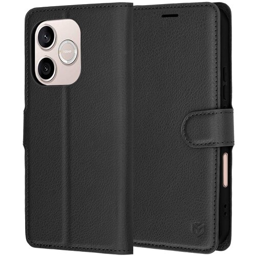 Techsuit Leather Folio preklopna maska za Honor 600 Lite &ndash; crna Cene