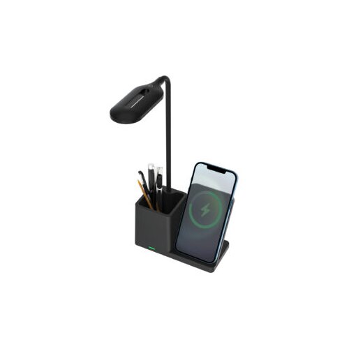 Wireless punjač sa lampom S-link SL-M9054 Black TypeC 10W Charger, 37531 Slike