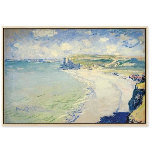  Slika - Claude Monet – Beach at Pourville 90x60 U prirodnom drvenom okviru Cene