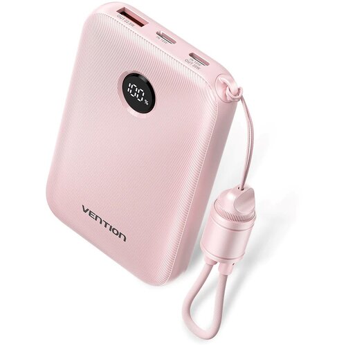 Vention 10000mAh Powerbank 2xUSB-C 1xUSB-A 22.5W, pink Cijene