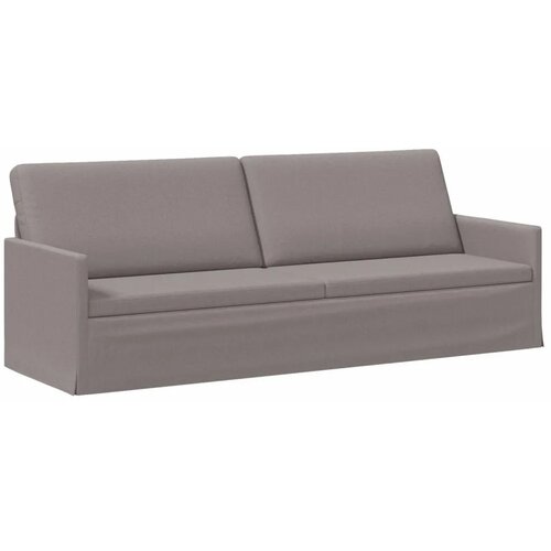  Set sofe 2 pcs Sivosmeđa Tkanina - Sivosmeđa 1-Sjedalo + 3-Sjedalo (210 cm) Slike