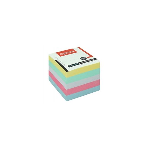 Optima Papirna kocka 9 x 9, 850 listna, u boji, pastel Cijene