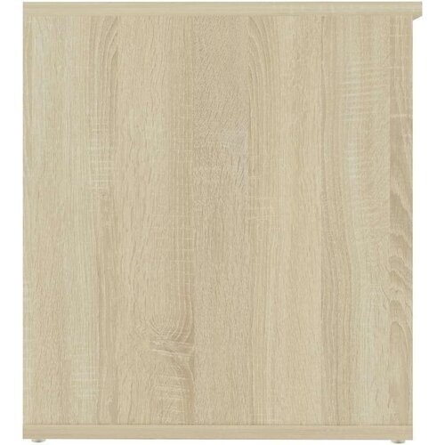 VidaXL &amp;Scaron;krinja za pohranu boja hrasta 84x42x46 cm konstruirano drvo Slike
