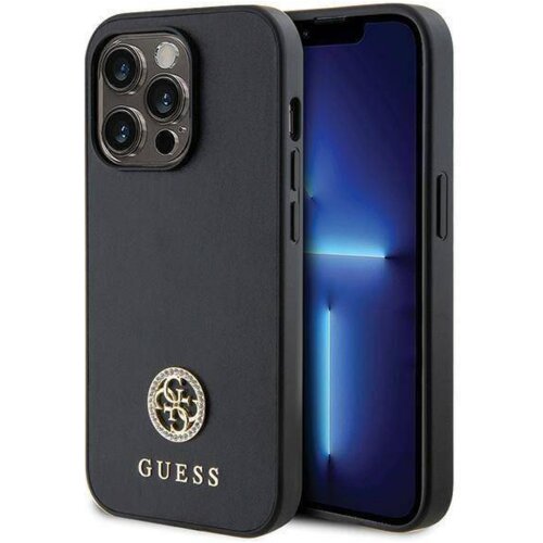 Guess GUHCP15LPS4DGPK silikonski ovitek za iPhone 15 Pro - črn Cene