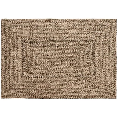 vidaXL Tepih Prirodna i crno 120 x 170 cm Juta Cene