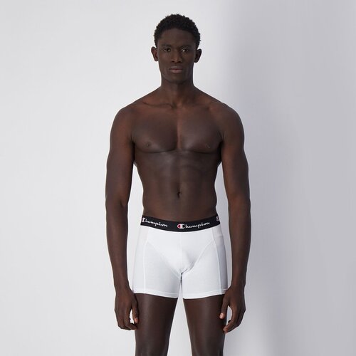 Champion Men‘s smooth seam boxers 2Pack white/black s Slike
