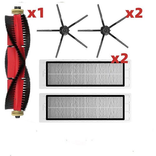 INORCO Zdruljivo za (Roborock S5, S5 Max, S6 MaxV, S6 Pure, E4, E5, S51, S52, S55) Roller Stranska krtaa Filter Mop Dodatki Del, (22017524) Slike