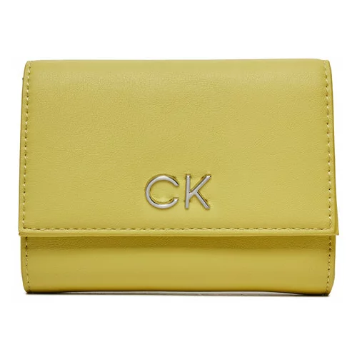 Calvin Klein Velika ženska denarnica Re-Lock Trifold Md K60K608994 Rumena