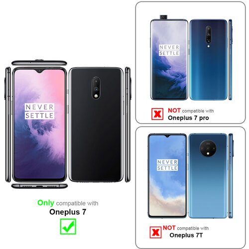  case, združljiv z oneplus v temno modri črni barvi - za&amp;scaron;čitni pokrov z magnetnim zapiranjem, stoječo funkcijo in režo za kartico, (20570505) Slike