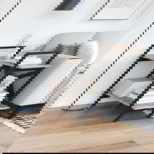 VidaXL Polica Siva Sonoma 100 x 33,5 x 64 cm Konstruirano drvo Slike