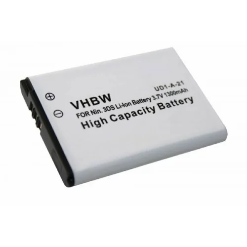 VHBW Baterija za Nintendo 3DS, 1300 mAh