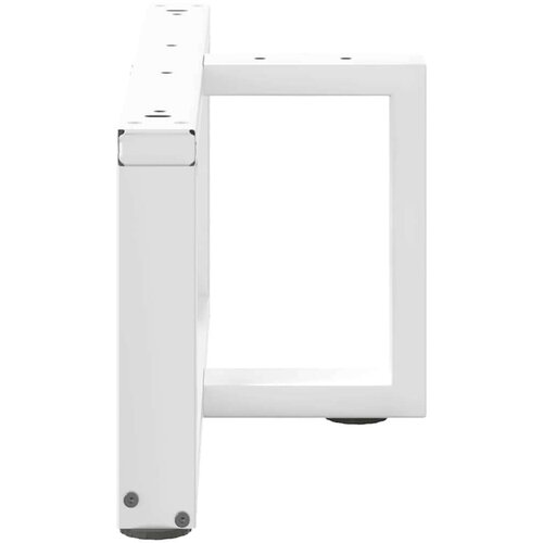  Noge za stolić T-oblika 2 kom bijele 70x25x(30-31) cm čelik Slike