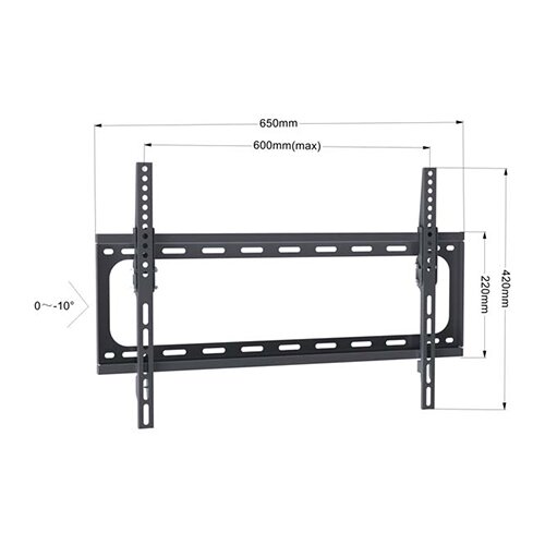 Xstand TILT 37-75 Nosač za TV/nagib 0-10/VESA 600x400/50kg/2.5cm od zida Slike