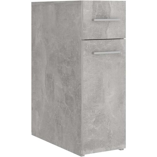 VidaXL Lekarni&amp;scaron;ka omara betonsko siva 20x45,5x60 cm iverna plo&amp;scaron;ča Slike