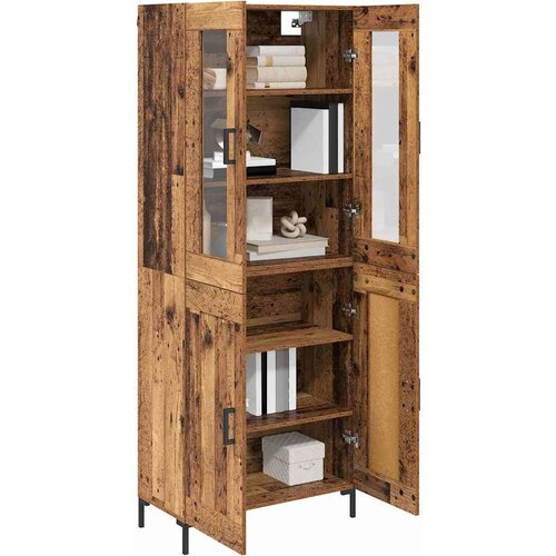  Kuhinjski ormarić 2 pcs Staro drvo 69 5 x 34 x 180 cm Konstruirano drvo Slike