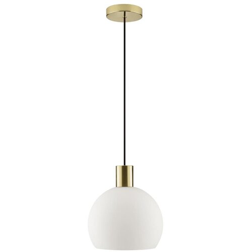 Brilliant Luster na sajli CONY 1xE27/20W/230V, prečnik 25 cm, mesing Slike