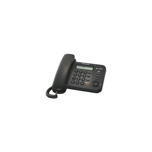 Panasonic KX-TS580FXB - enolinijski telefon, zaslon, zvočnik, CLIP, barva črna, (20664878)