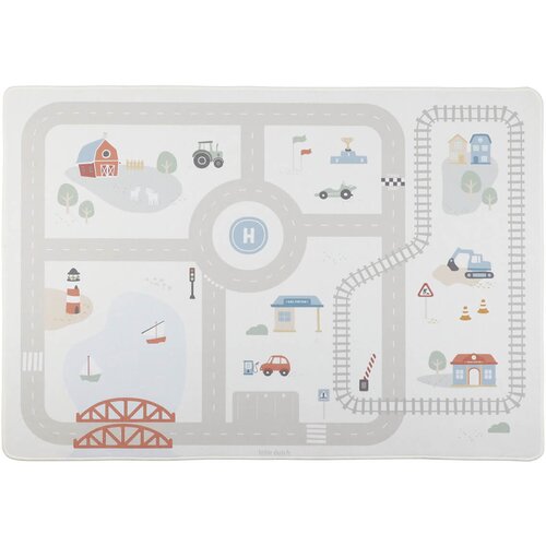 Little Dutch® igralna podloga cars beige Cene