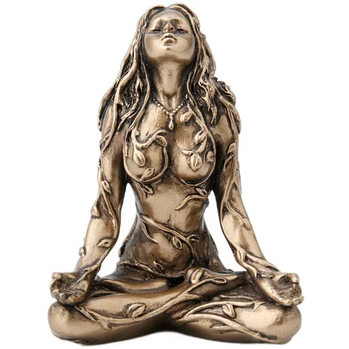 Signes Grimalt Kipci in figurice Figura Boginja Gaia-Madre Pozlačena