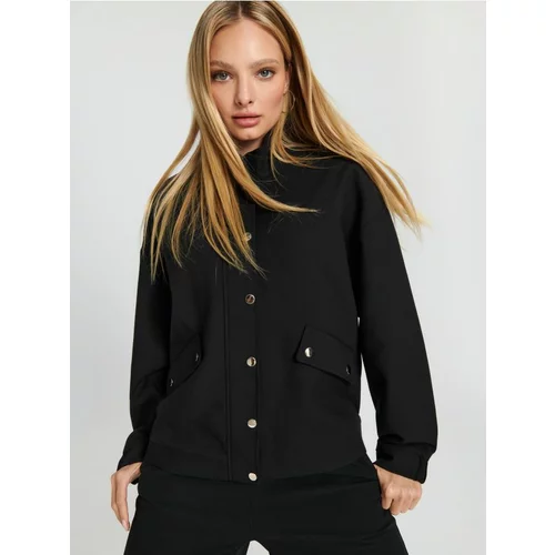 Sinsay ženska jakna s uspravnim ovratnikom 4494Z-99X